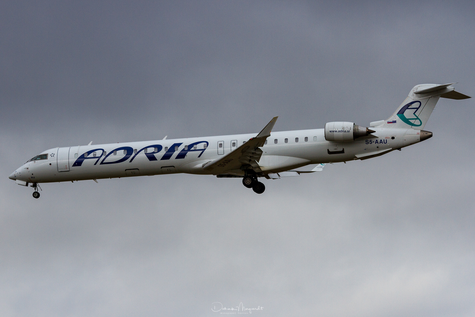 Adria Airways / Bombardier CRJ.900LR / S5-AAU / FRA / EDDF